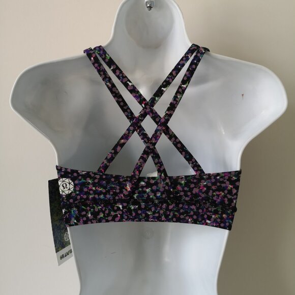 NWT LULULEMON SEAWHEEZE Multi Reflective Print B/C Cup All Sport Energy Bra 4 - Picture 4 of 6